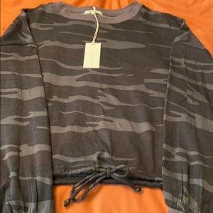 Z Supply Sayde Camo Crew